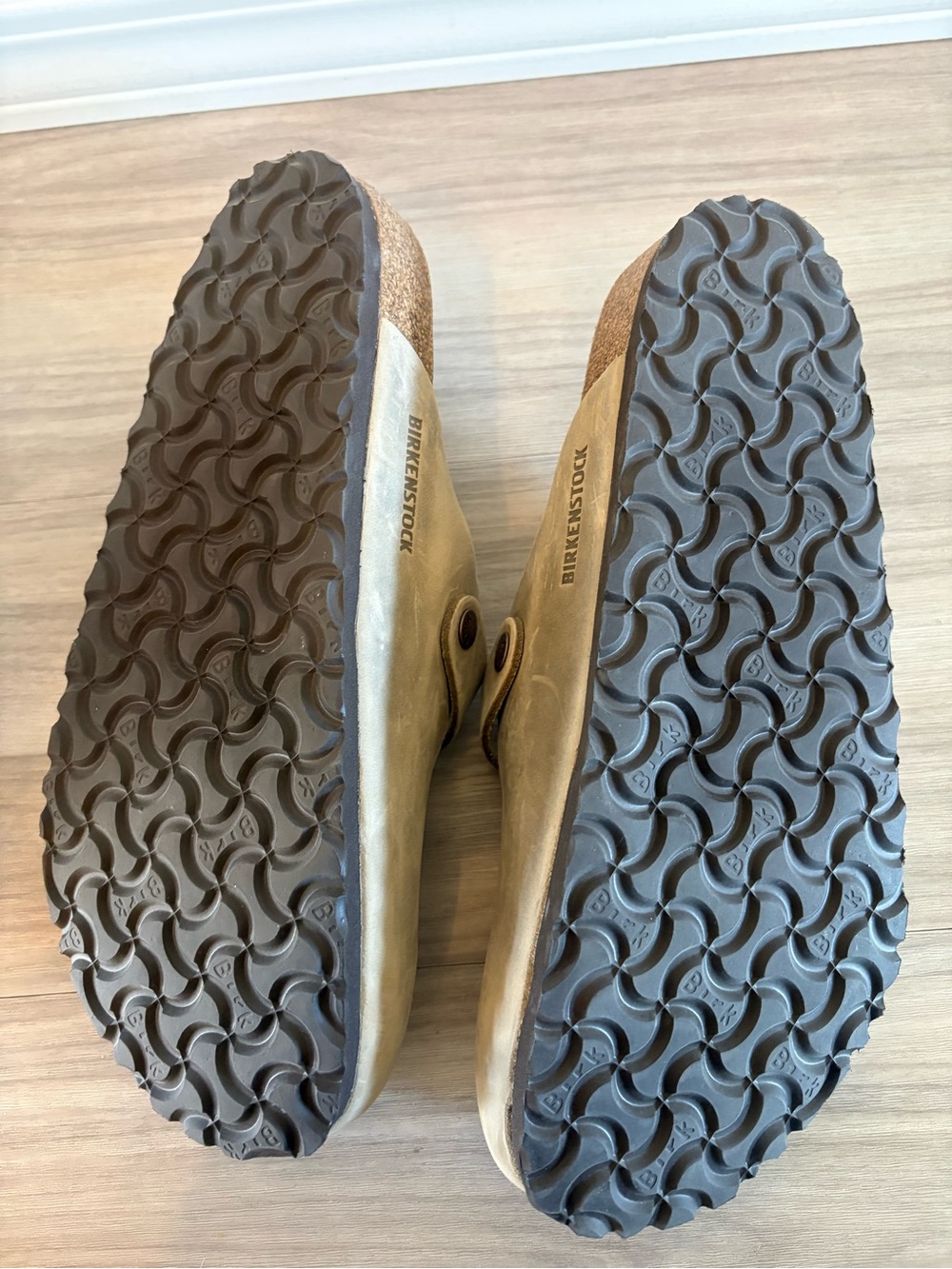 Birkenstock oiled leather Boston Clog - Taupe - Picture 7 of 7